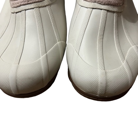 SPERRY Saltwater Waterproof Duck Rain Boots Inner Zip Beige STS83234 Size 8.5 - Picture 4 of 8
